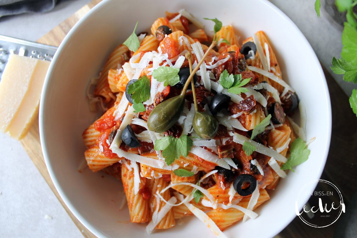 Pasta alla Puttanesca von einbissenlecker