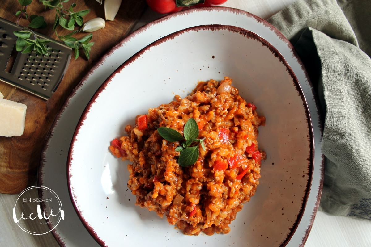 Paprika-Risotto von einbissenlecker