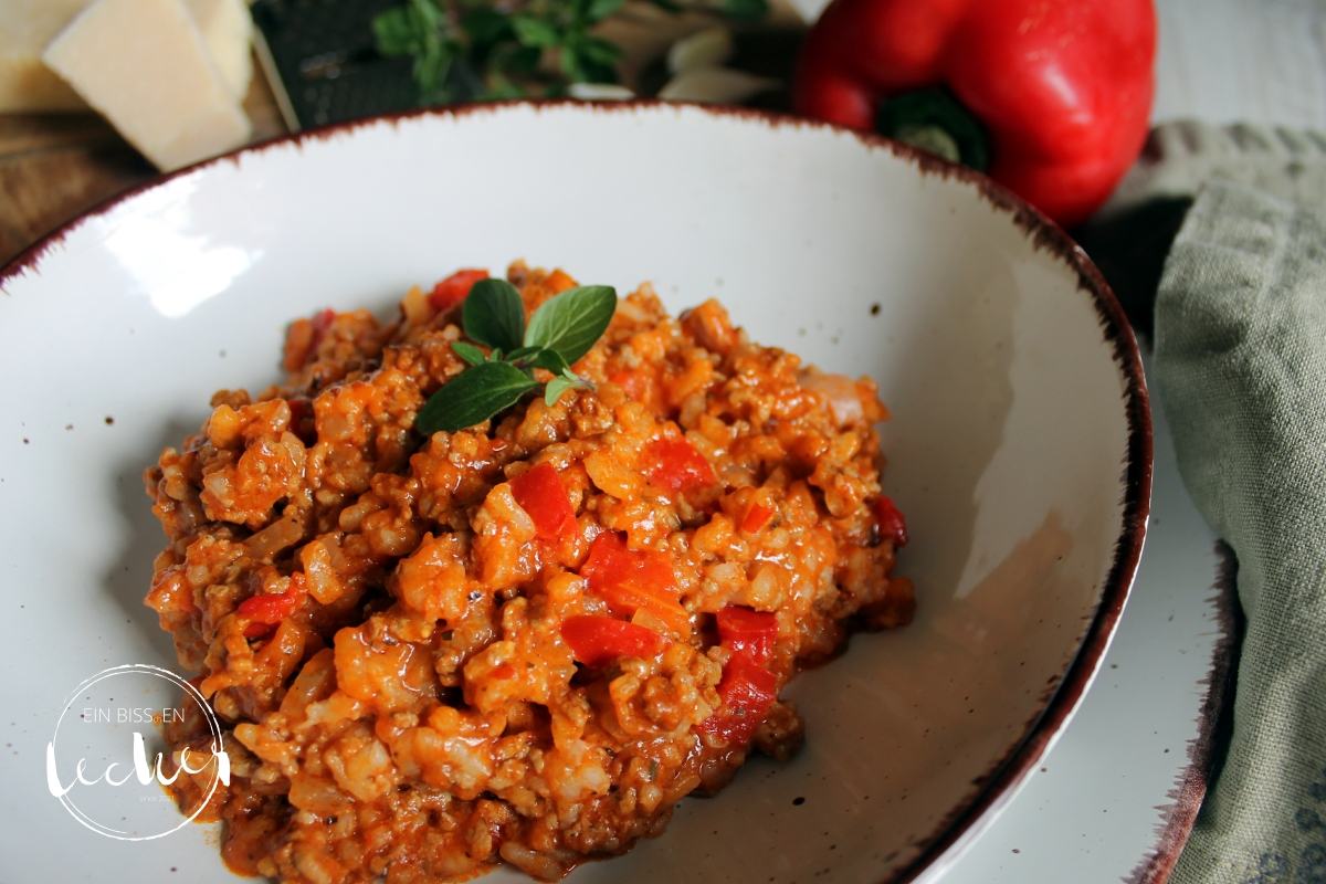 Paprika-Risotto von einbissenlecker