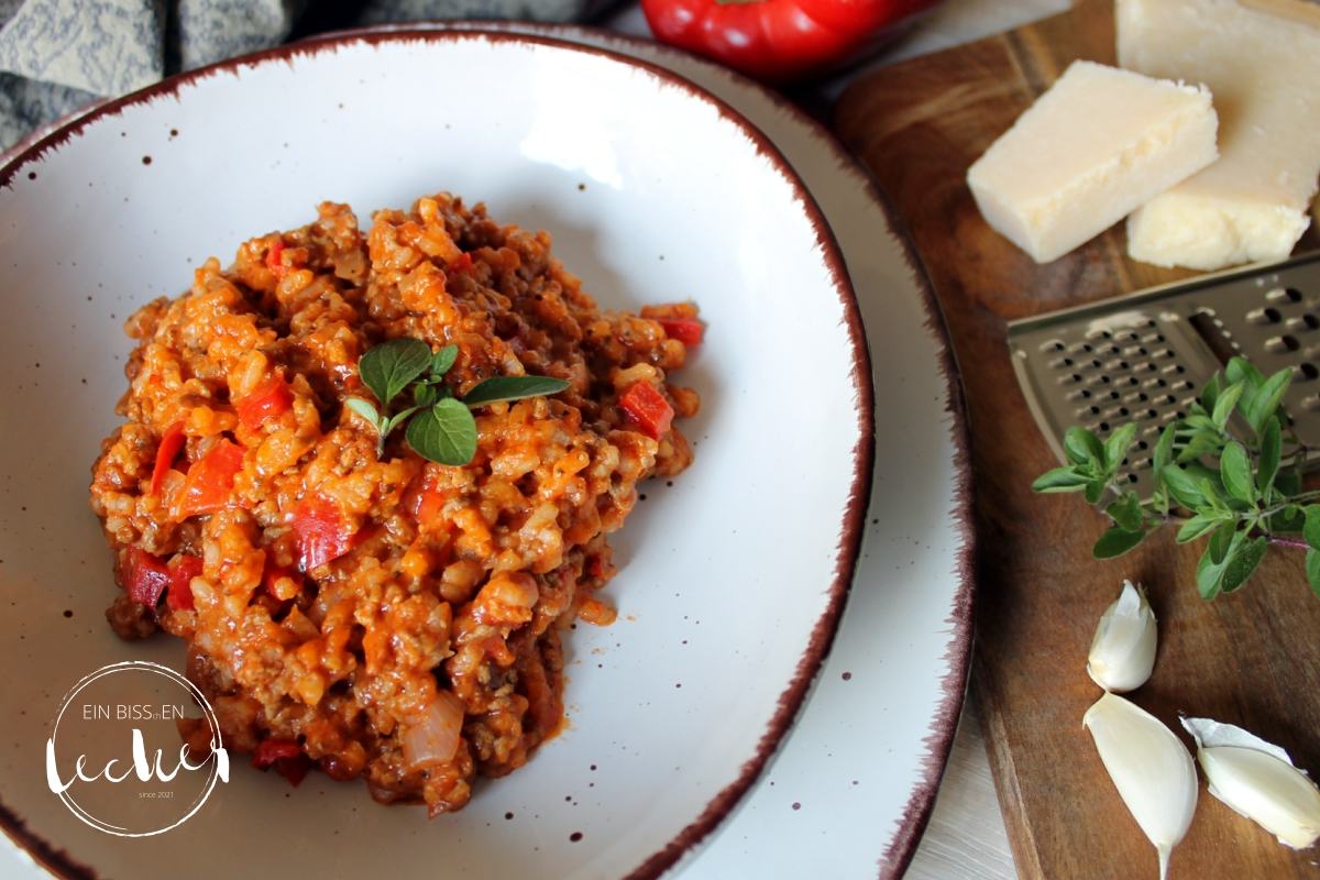 Paprika-Risotto von einbissenlecker