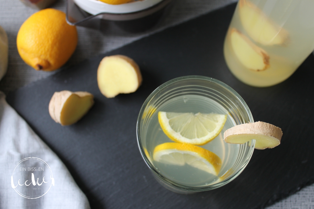 Ingwer-Zitronen-Tee - ein Rezept von einbissenlecker