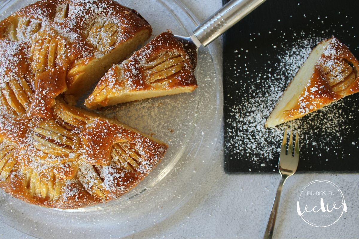 Apfelkuchen - ein einfaches Rezept von einbissenlecker.de