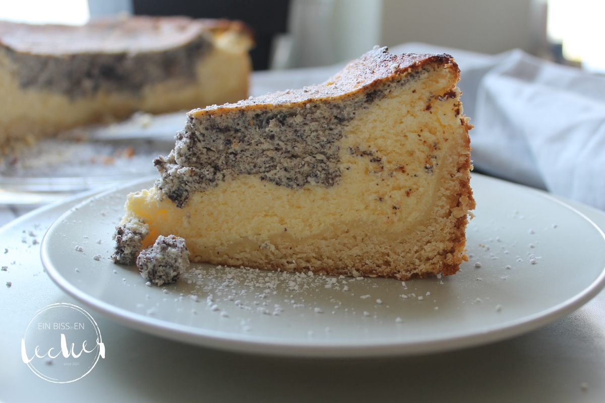 Käse-Mohn-Kuchen - ein Rezept von einbissenlecker.de