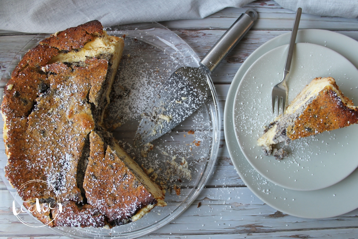 Käse-Mohn-Kuchen - ein Rezept von einbissenlecker.de