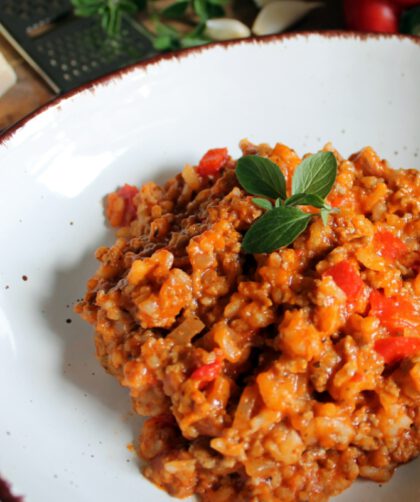 Paprika-Risotto von einbissenlecker