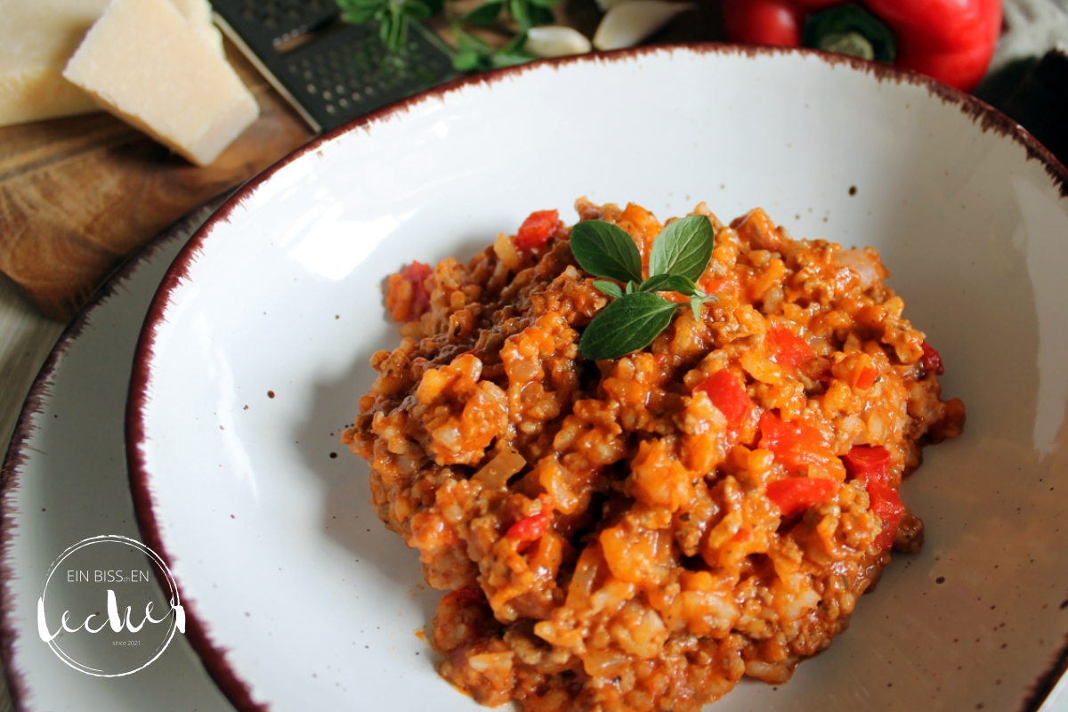 Paprika-Risotto von einbissenlecker