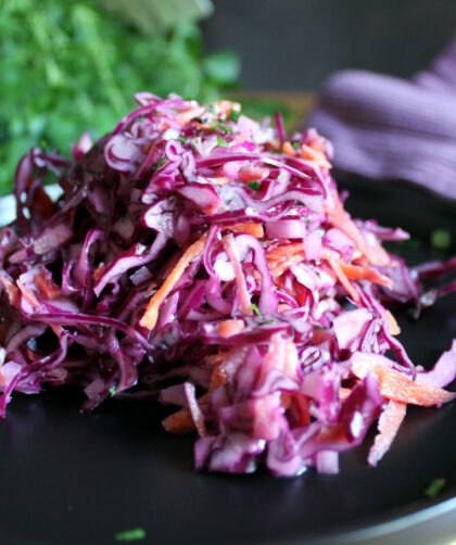 Cole Slaw aus Rotkohl von einbissenlecker