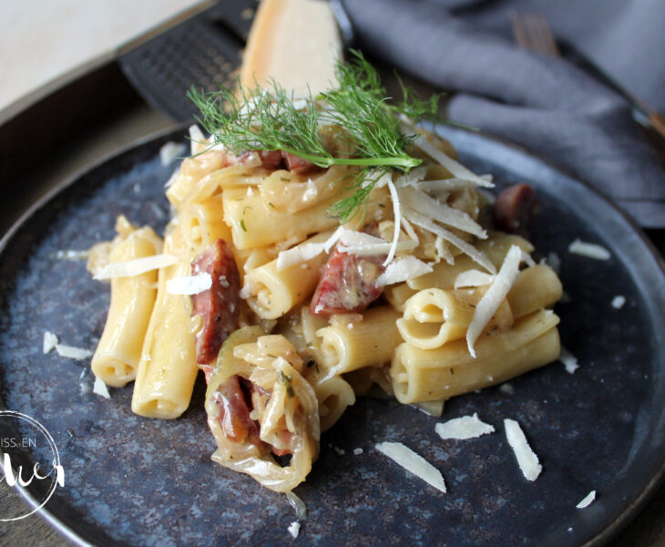 Pasta mit Fenchel und Salsiccia © einbissenlecker