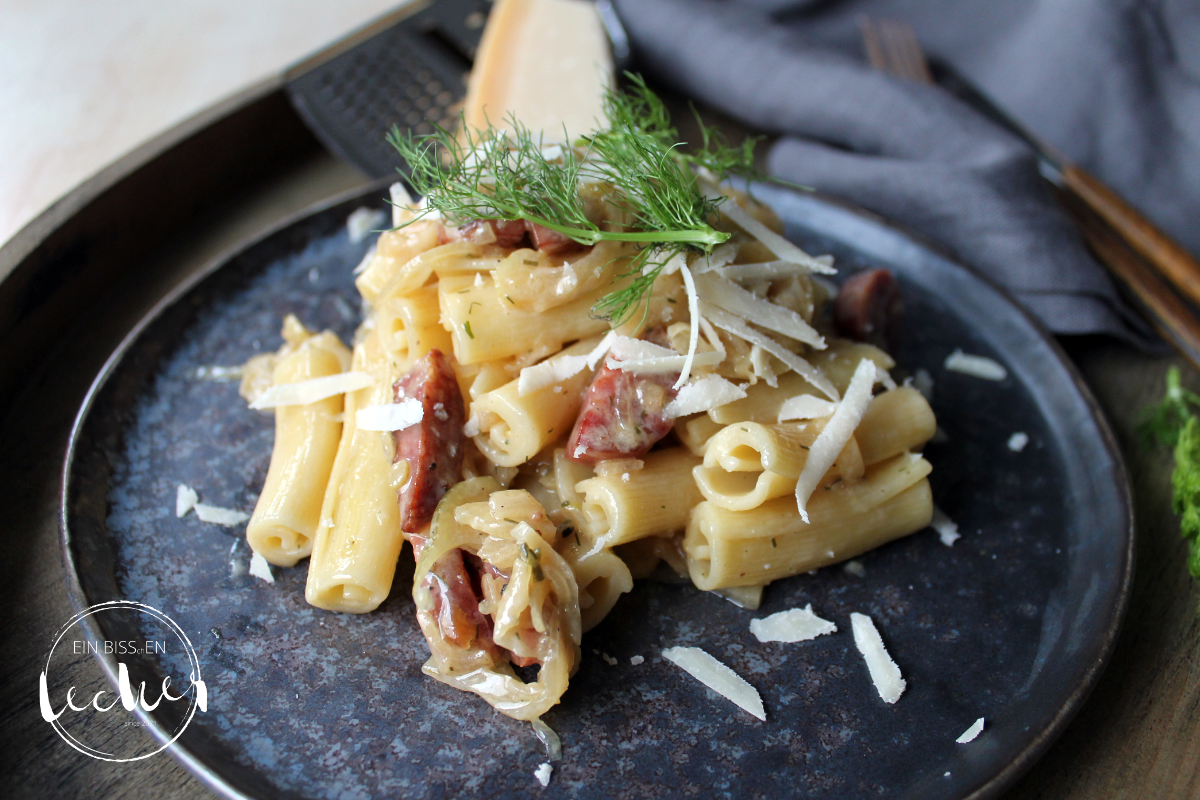 Pasta mit Fenchel und Salsiccia © einbissenlecker