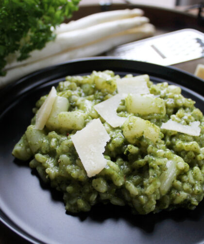 Grünes Risotto von einbissenlecker