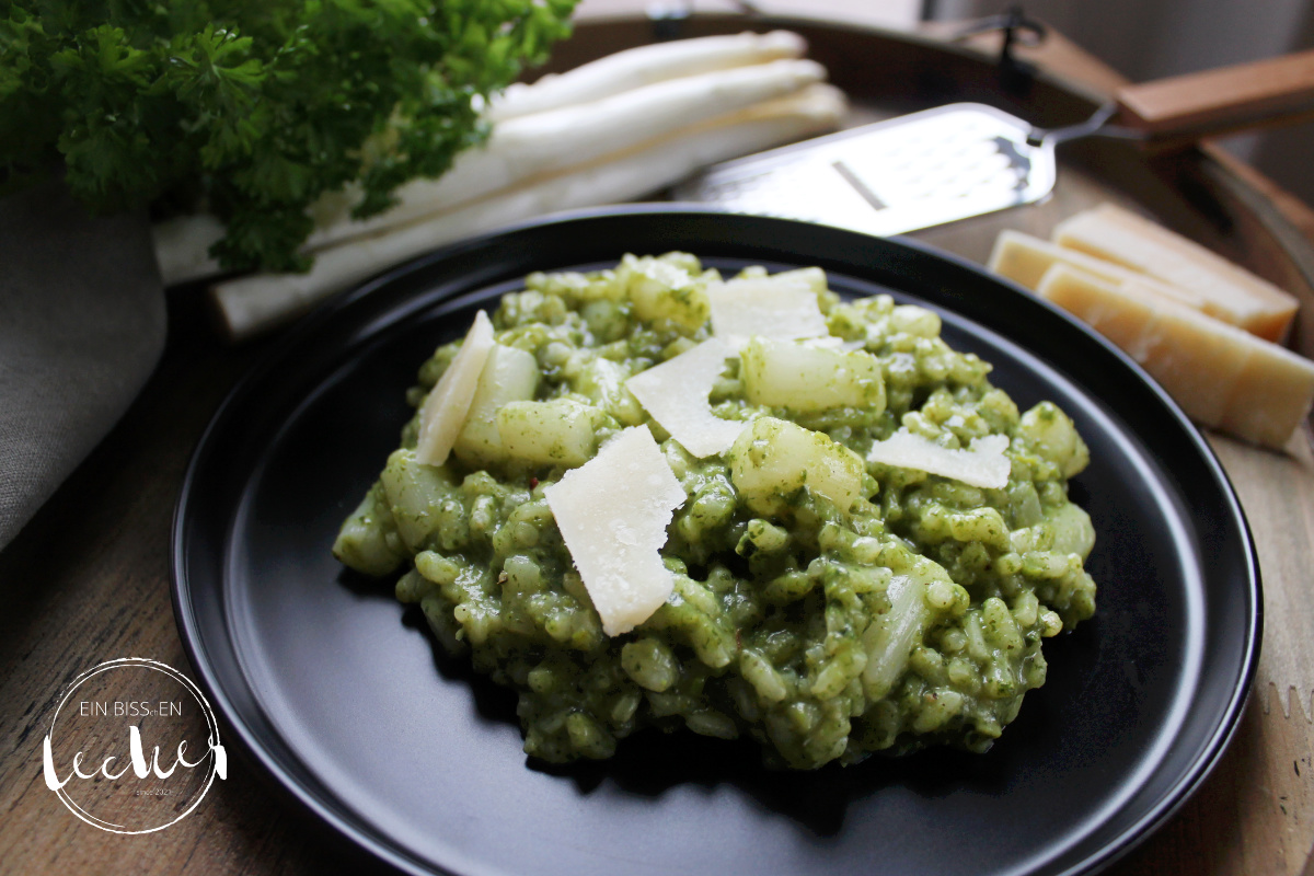 Grünes Risotto von einbissenlecker