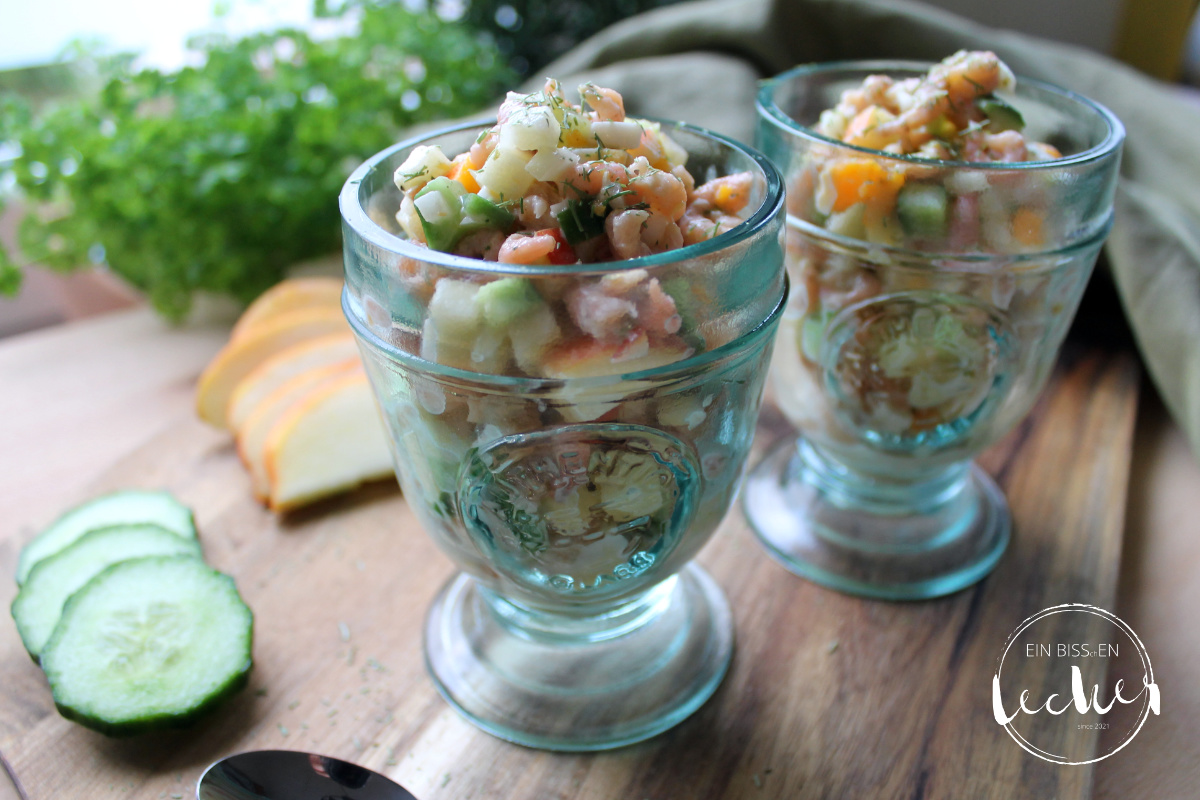 Krabbensalat - ein Rezept von einbissenlecker.de