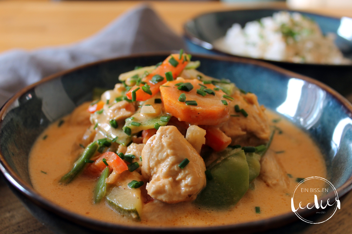Rotes Thai-Curry - ein Rezept von einbissenlecker.de
