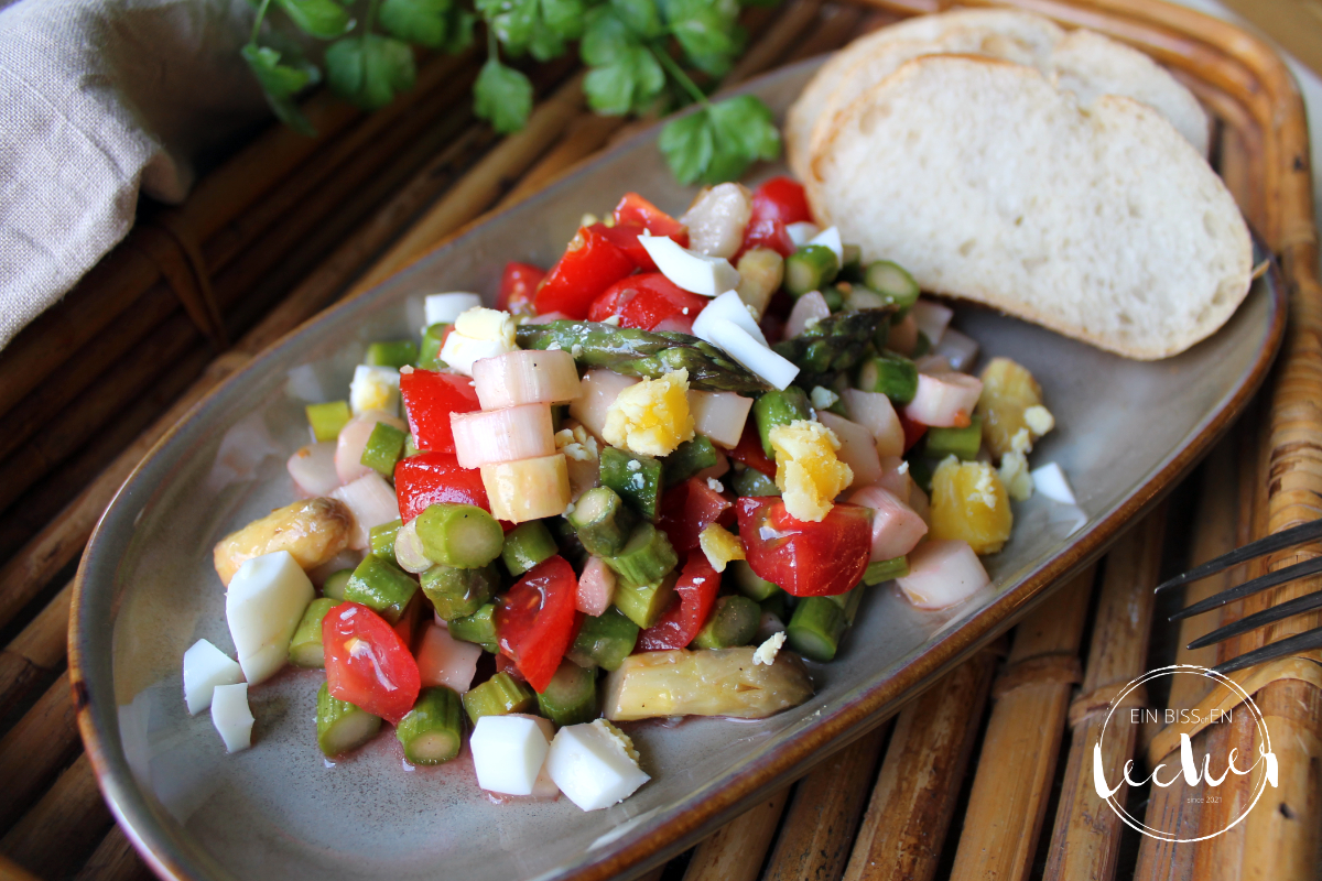 Bunter Spargelsalat von einbissenlecker