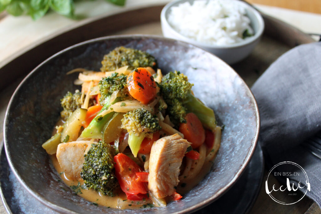 Gemüse-Curry mit Pute von einbissenlecker