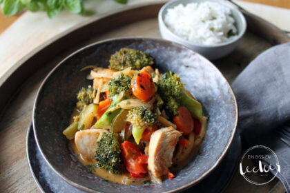 Gemüse-Curry mit Pute von einbissenlecker