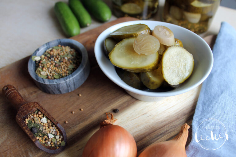 Eingelegte Gurken süß-sauer - ein Rezept von einbissenlecker.de Eingelegte Gurken süß-sauer - ein Rezept von einbissenlecker.de