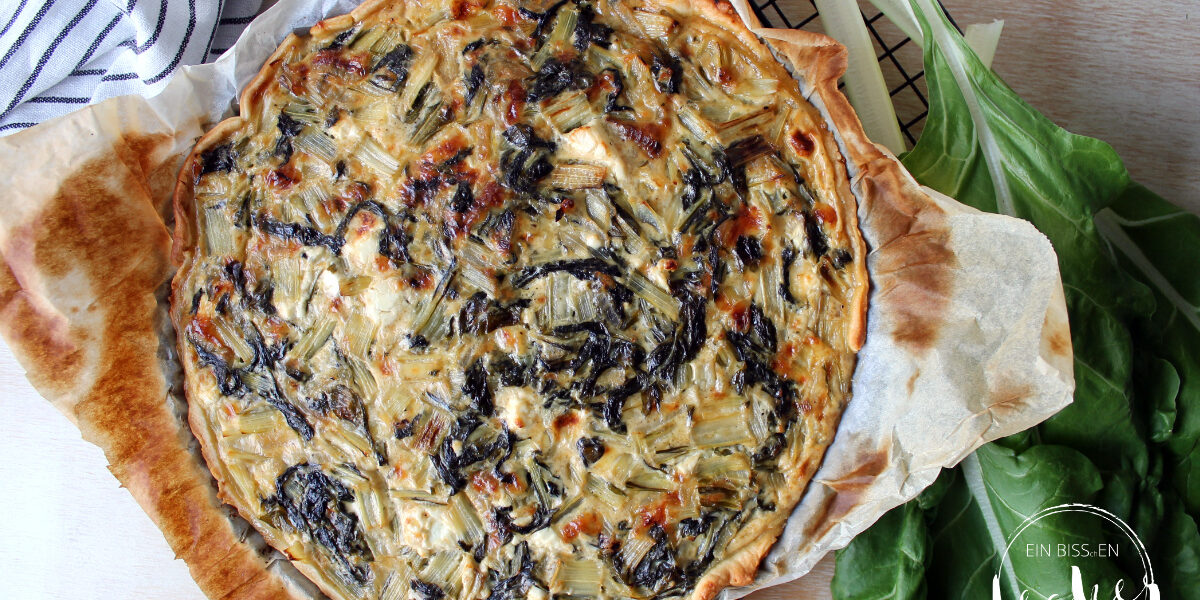 Mangold-Tarte - ein Rezept von einbissenlecker.de