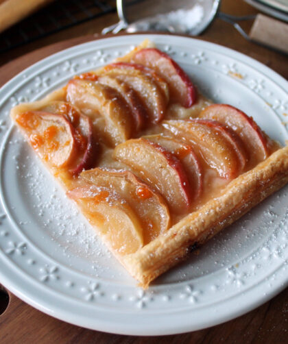 Apfel-Blätterteig-Tarte von einbissenlecker