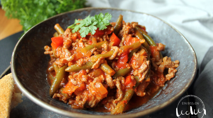 Bohnen-Hack-Pfanne von einbissenlecker